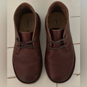 Clarks Desert Boot Boys Junior Kids Chestnut Brown Leather